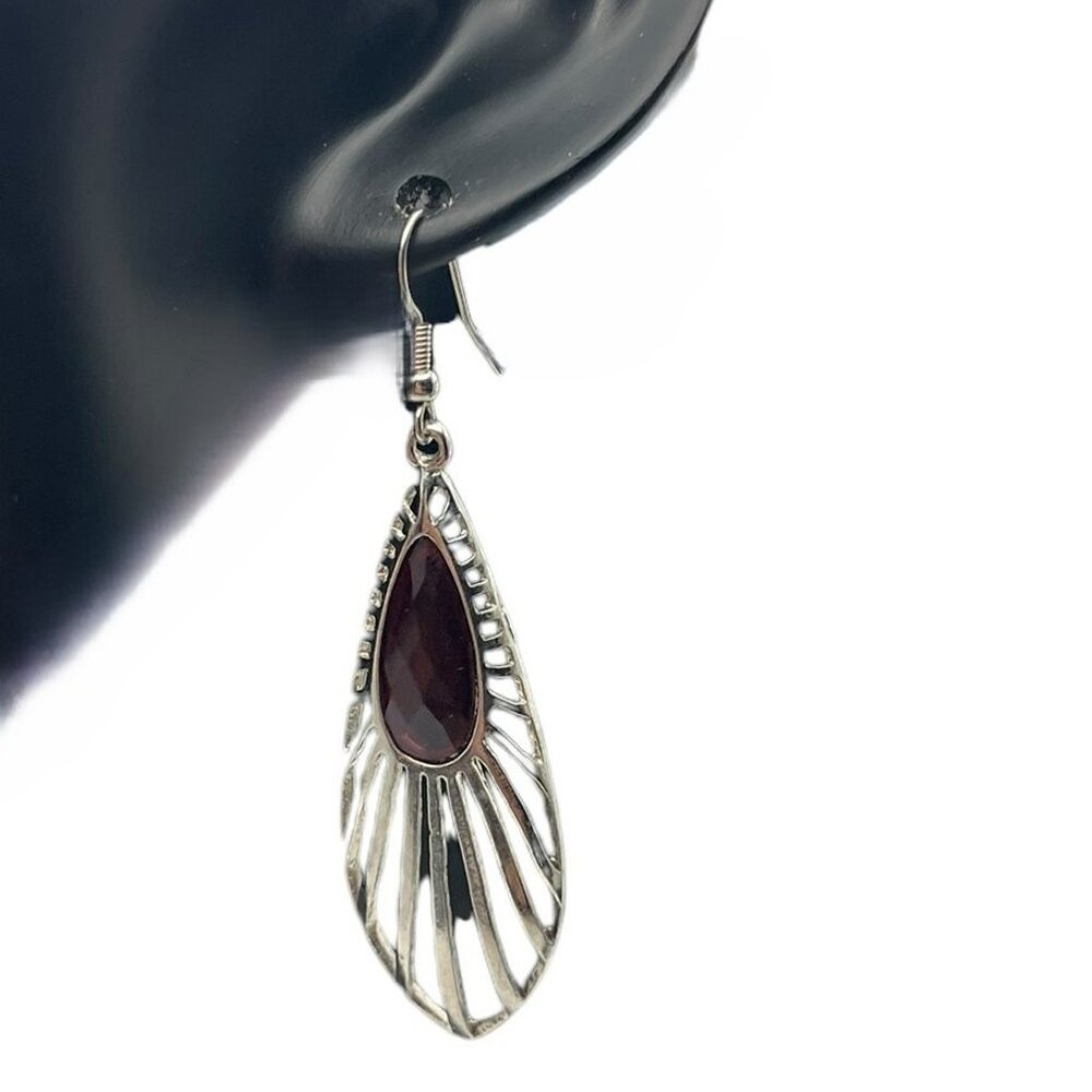 **Dangling Sunburst Earrings